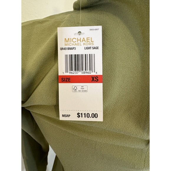 Michael kors Light Sage blouse Size XS - Picture 7 of 13